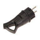 140112-Rubber plug with handle 250V/16A, IP44, with handle -ORN