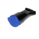 140115-Rubber, plug-in socket with holder 250V / 16A, IP44, for Belgium and France -ORN