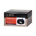 140322- SORMUS decorative frame for spotlight, MR16/GU10 max 50W, adjustable, round, black-ORN