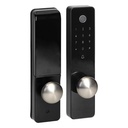 140296- Smart door lock with fingerprint reader and code lock, IP44, long-ORN