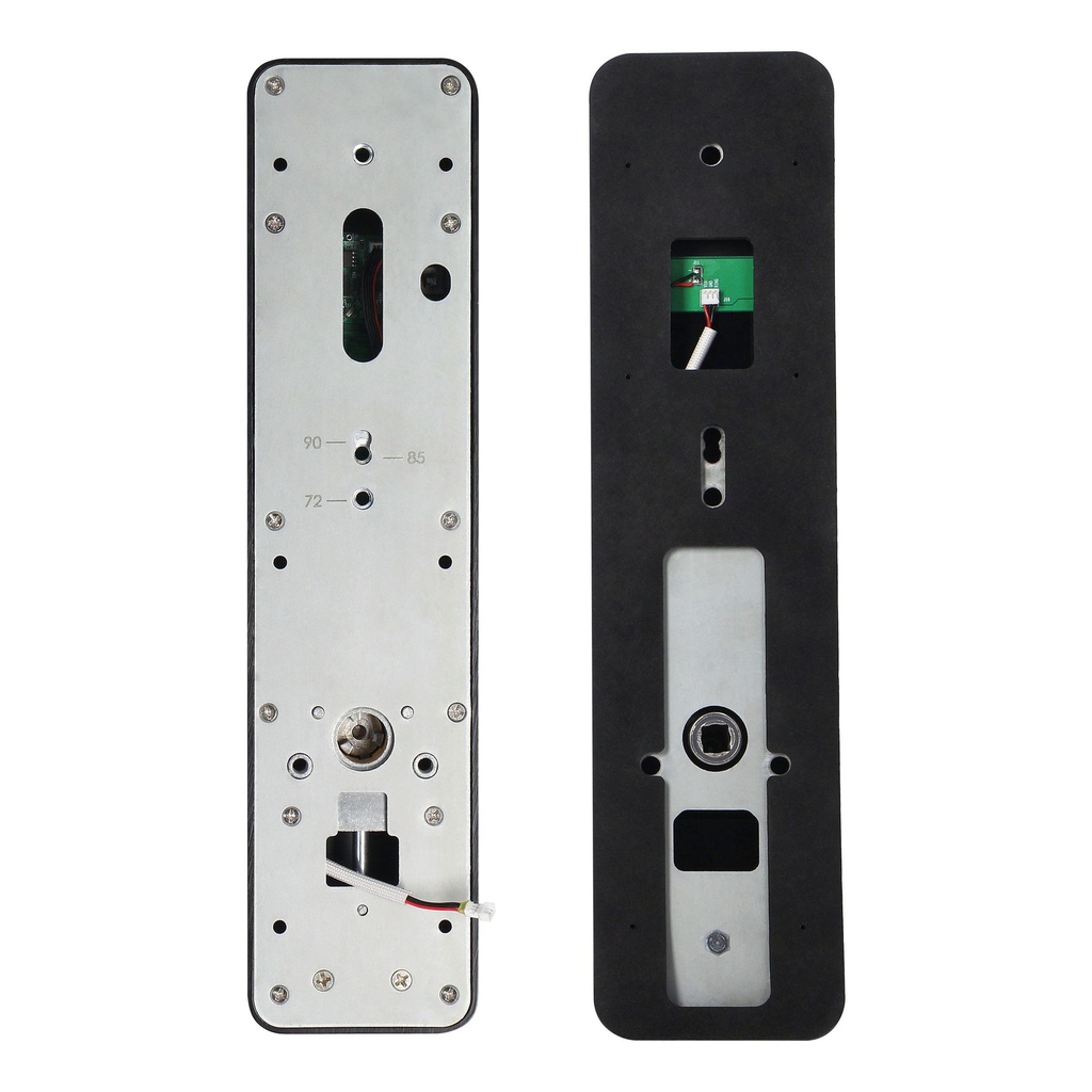 140296- Smart door lock with fingerprint reader and code lock, IP44, long-ORN