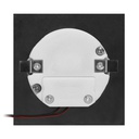 140293-DRACO LED NEW 1.5W, recessed step light, 12VDC, 30lm, 6000K, black, motion and twilight sensor-ORN