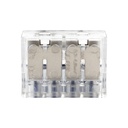 140292- 4-wire clamp splicing connector; for wire 0.75-4mm²; IEC 450V/32A, 50 pcs.-ORN