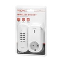 140432 - Wireless socket with remote control, 1+1, Schuko version for Netherlands and Germany