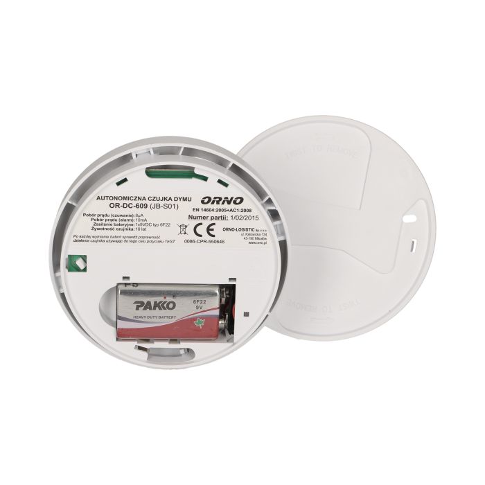 140388-Battery operated smoke detector-ORN