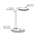 101574-BRY-LB124-4.5W-BLU-5000K-DESK LAMP