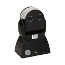 140026 - Adjustable PIR motion sensor, IP65 detection range 180 degree, 12m; protection rating IP65; black