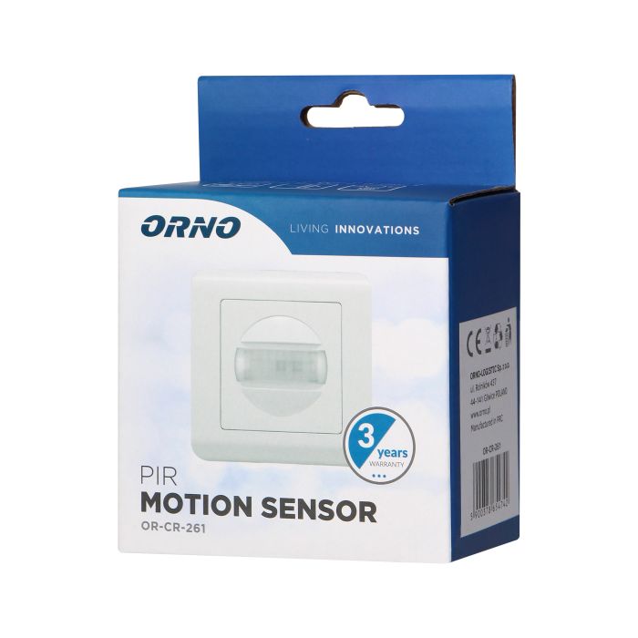140033-Motion sensor for installation box, 160°, IP20