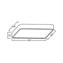 103109-BLADE-SS-SQR-BLC-36W-3IN1-IP20-CEILING FIXTURE-BRY