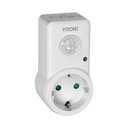 140402 - Plug-in motion detector, 120°, IP20, 280W, Schuko for Netherlands and Germany