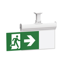 102002 - EMERGENCY EXIT-LED-3W-HNG-IP20-WHT-BRY