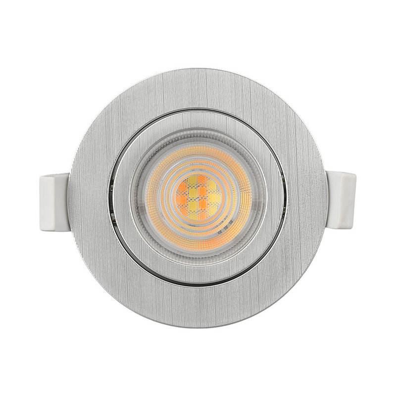102016 - 7W G3 ROUND SILVER 3IN1 LED DOWNLIGHT-BRY