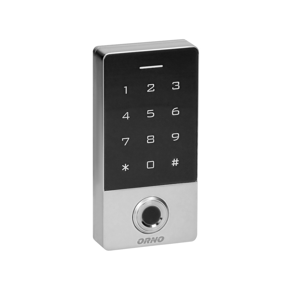140525-Code lock with touch keypad, proximity tags/cards reader and fingerprint reader, IP68, 1 relay output (1A)