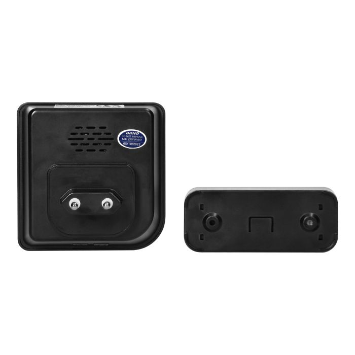 140538 - TOGI AC wireless doorbell, 230V with learning system, black range in open field - up to 200m, waterproof button (IP56), 38 selectable ring-tones