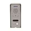 140549 - Single family doorphone, handset free, ELUVIO aluminium housing; loudspeaker; wires 4+2; grey indoor unit