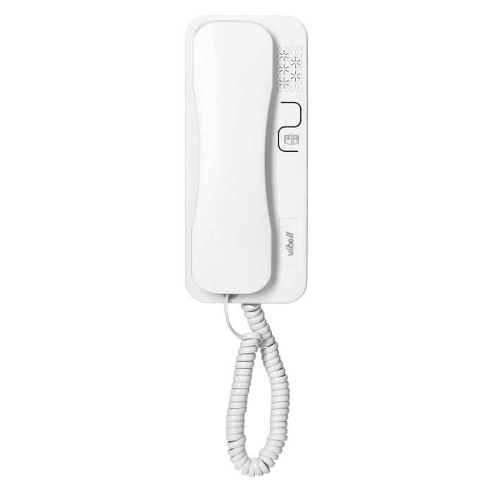 140559 - ERIN, single family audio doorphone set, 2-wire, code lock, RFID, white