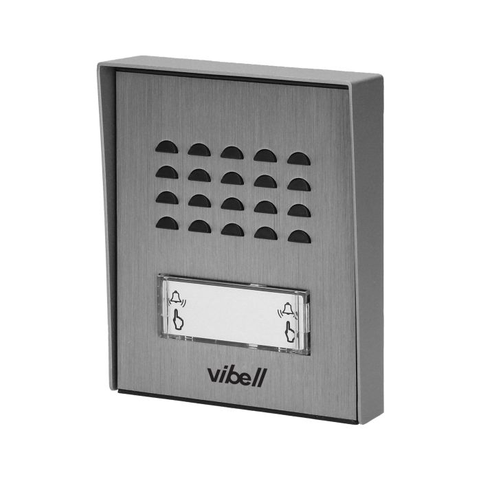 140560 - 2-wire doorphone, surface mounted, SAGITTA surface mounting; name backlight; additional button - gate control function; intercom function