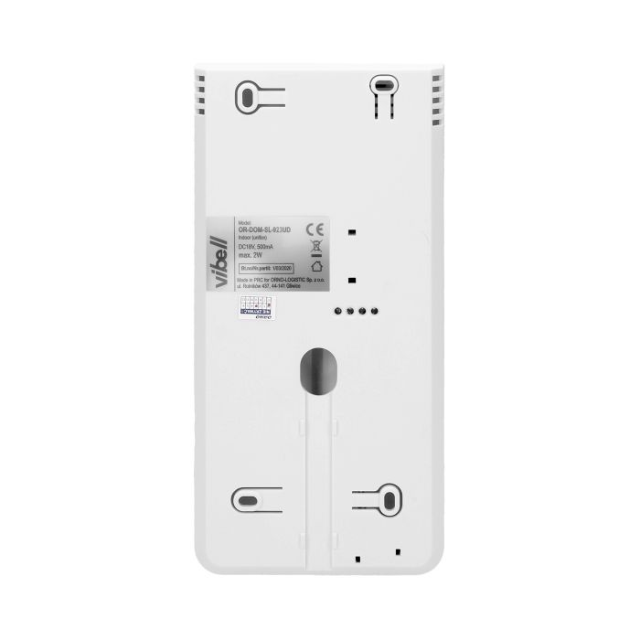 140563 - 2-wire doorphone, surface mounted, SALEM MULTI 2-wire installation, magnetic handset, additional gate control function, surface mounting, DIN bus power supply, electric strike does not require additional power supply, name backlight