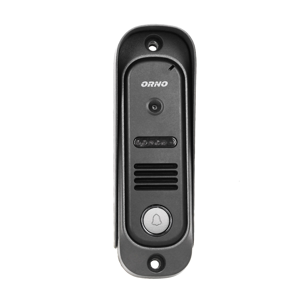 140572 - ARCUS RFID, 7˝ single family video doorphone, white  9 selectable ringtones, a touch panel with backlit buttons and an additional gate control function, it supports two inputs (the possibility of connecting two video cameras)