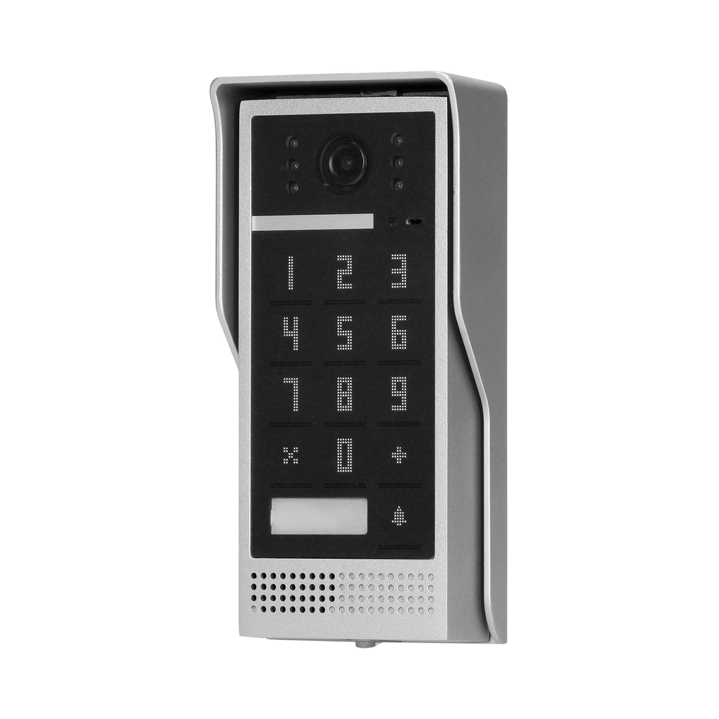 140576 - SCUTI 7" single family video doorphone set , white handset-free with multicolor 7" LCD screen, code lock and intercom function, surface-mounted