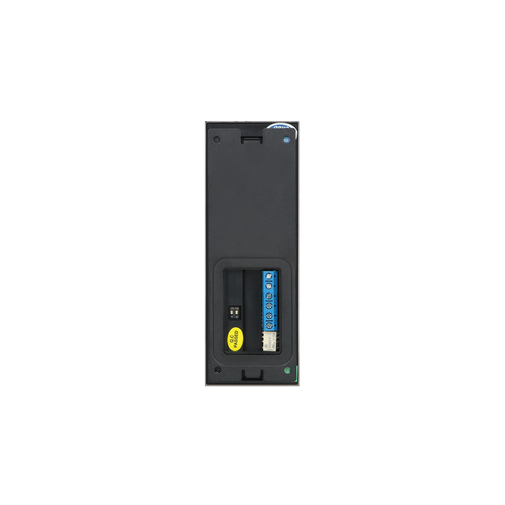 140579 - APPOS 7" single family video doorphone set, black set is equipped with multicolor LCD 7" monitor, RFID reader, gate opening function, compatible with smartphone app