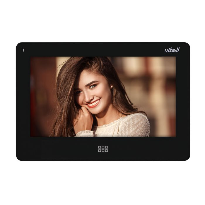 140587 - FELIS MEMO videodoorphone, black does not require any uniphone; includes a multicolour, flat 7" LCD touch screen, wide-angle video-camera, user-friendly OSD menu and built-in SD and DVR card slots.