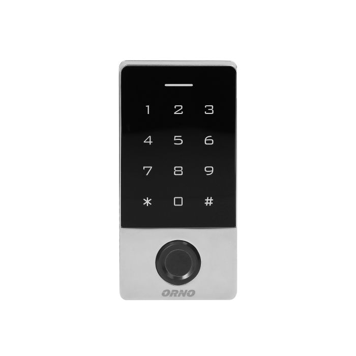 140609 - Code lock with touch keypad proximity tag/card reader and call button hidden under the fingerprint reader  IP68, 2 relay outputs 3A