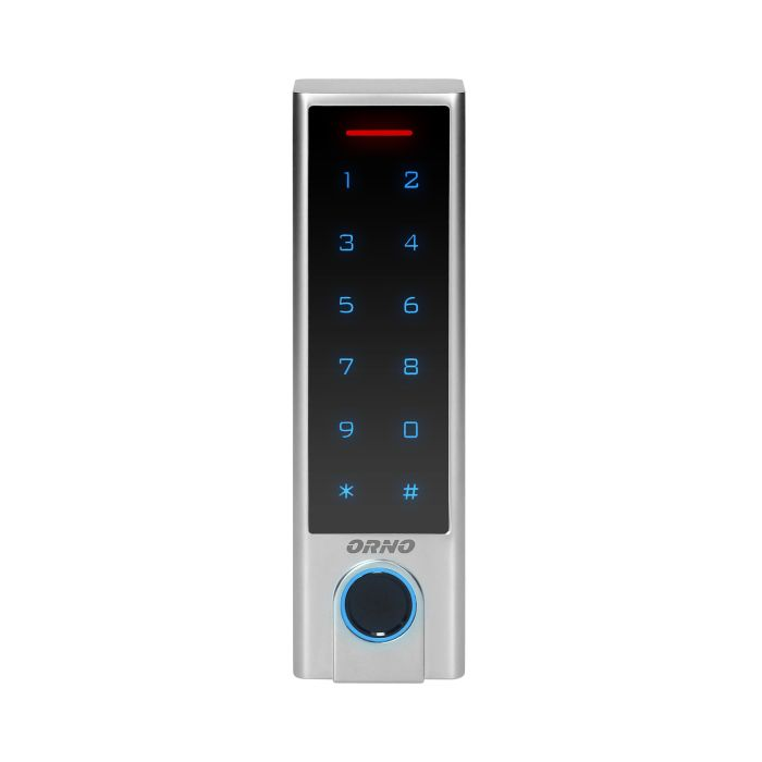 140616 - Code lock with card and proximity tags reader fingerprints reader and Bluetooth, SUPER SLIM, IP68, 3A relay, powered by TUYA