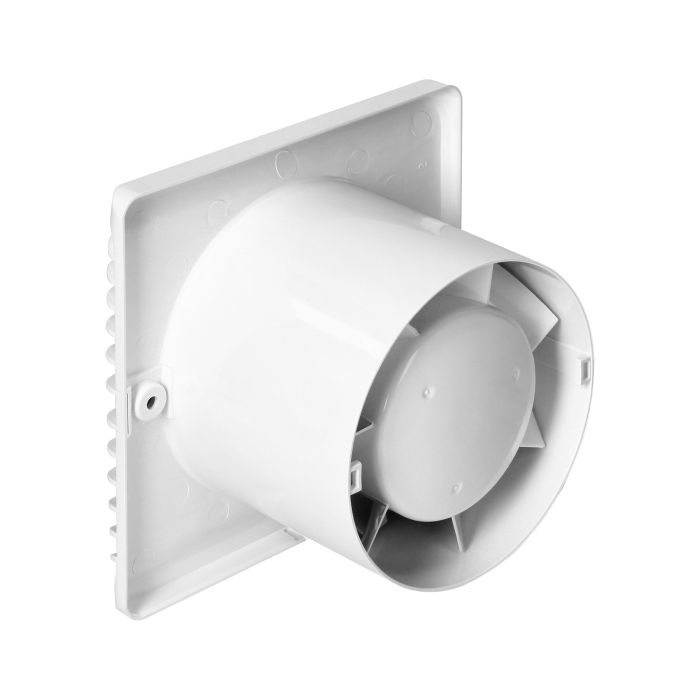 141344 - Bathroom fan 100mm, surface-mounted cord with switch