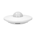 140702 - PIR motion sensor with 3 detectors, IP 20 protection rating: IP 20, viewing angle: 360°, collaborates with LED lighting, adjustable detection range: Ø3-16m