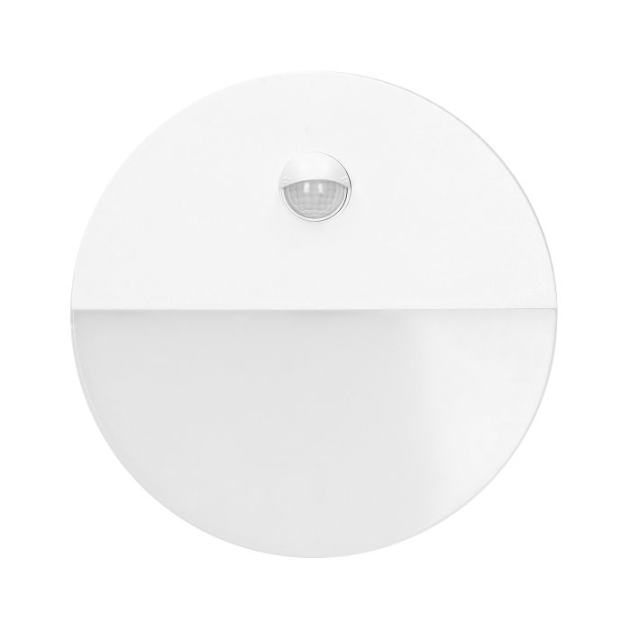 140778 - HALIT LED garden luminaire 10W, white with PIR motion sensor 140°, 600lm, IP65, 4000K, IK10