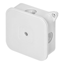 141237 - Surface-mounted junction box ECO IP44 400V 4 rubber glands 85x85x35mm white