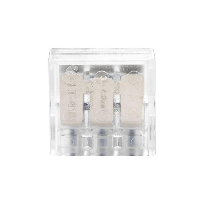 141208 - 3-wire clamp splicing connector; for wire 0.75-4mm²; IEC 450V/32A, blister pack 6 pcs.