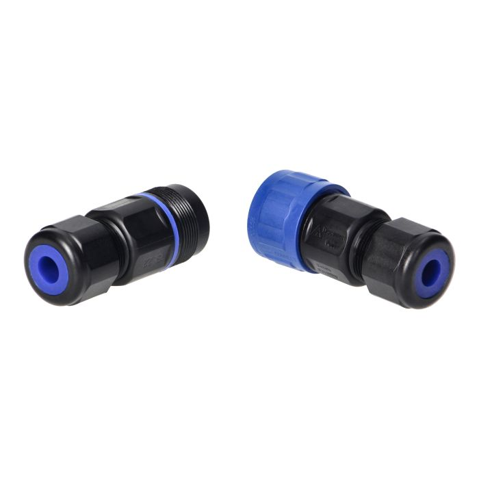 141199 - Cable connector socket and plug, 5x4mm2, IP68