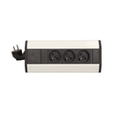141176 - Furniture socket with 1.8m cable 3 x 230V AC/16A; 3680W; IP20; cabel lenght 1,8 m