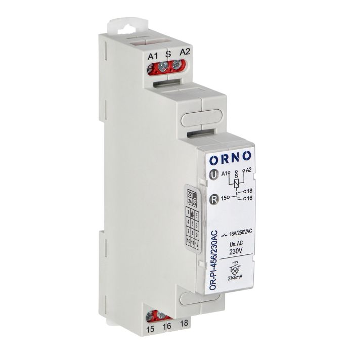 140842 - Installation bistable relay, 230 VAC, 16A