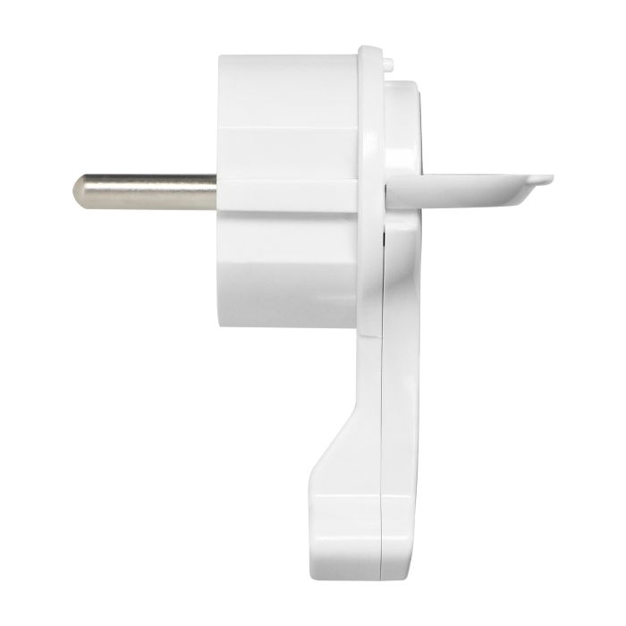 140878 - Uni-Schuko plug with handle, white