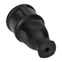 140918 - Workshop socket 2P+E (Schuko) with a comfortable grip, black