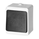 140940 - AQUATIC MINI IP54 doorbell button, white/black