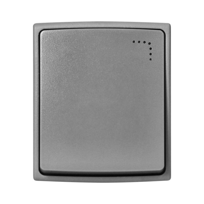 140964 - AQUATIC PRO IP 55 doorbell button with illumination, grey/graphite
