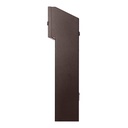 148032-FIJI mailbox pass-through mailbox with cylinder lock, brown