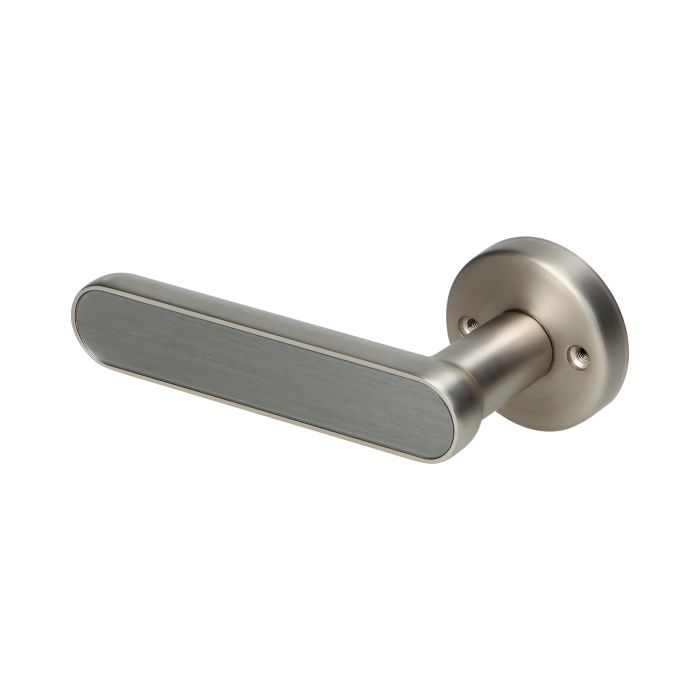 140013-Smart handle, nickel with touch keypad and fingerprints reader, Bleutooth 4.0-ORN