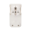 140092-Flat plug with handle, white 230V / 50 Hz; 16A; equipped with grips, easy mounting; colour: white-ORN