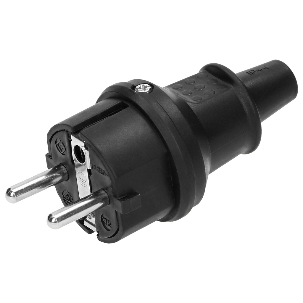 149306-Uni-Schuko min plug, IP44, 16A, 230V, for Netherlands and Germany -ORN