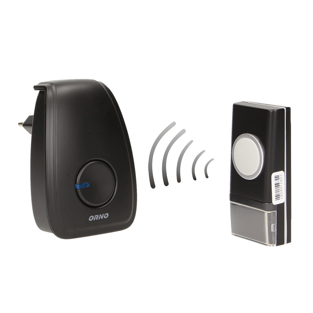 143077-OPERA AC wireless doorbell, 230V with learning system-ORN