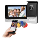140365- Philips WelcomeEye Connect 2, video doorphone set, loudspeaking, LCD 7", touch screen, OSD menu, WI-FI + smartphone APP, gate control, RFID -ORN