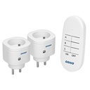 140416 - Set of wireless sockets with remote control, 2+1 MINI