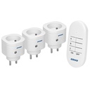 140417 - Set of wireless sockets with remote control, 3+1 MINI