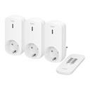 140431 - Set of wireless sockets with remote control, 3+1, Schuko for Netherlands and Germany