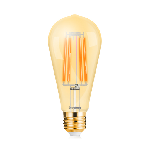 [BRYBB46-00620] 101061 - 6W E27 ST64 AMBER FILAMENT 2200K LED-LAMP - BRY